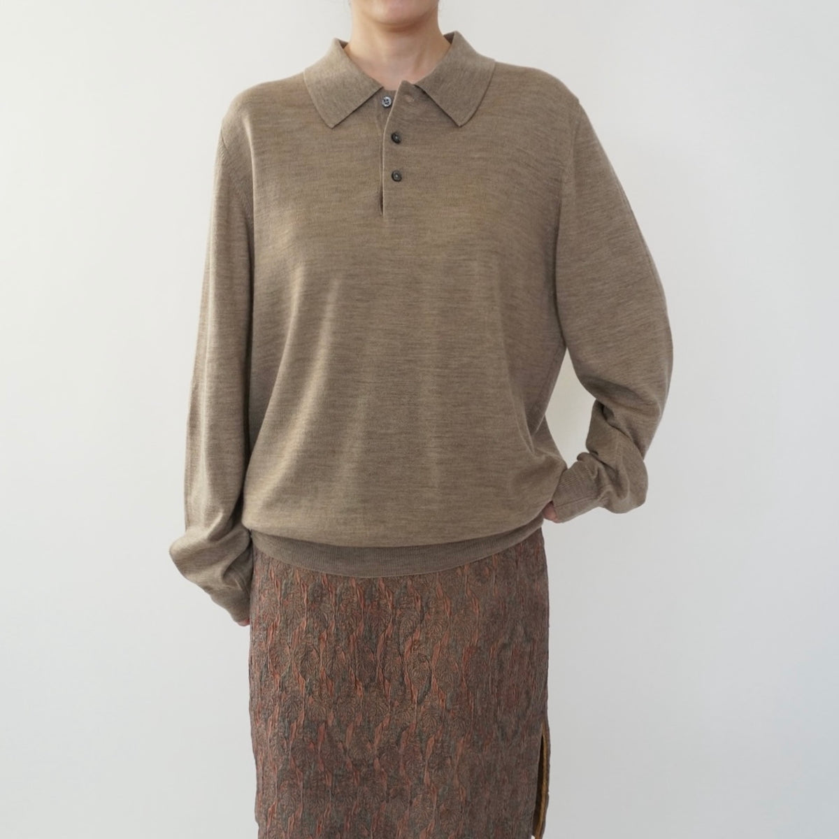 Merino Wool Knit Top