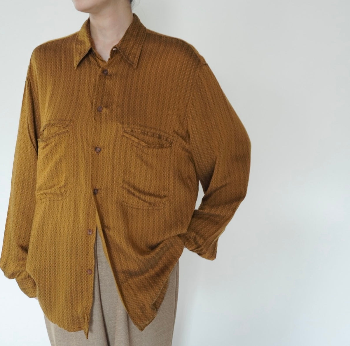 90s Pattern Shirt Made in Italy