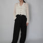 90s White Crochet Cardigan