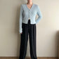90s Ribbed Cardigan Made in USA