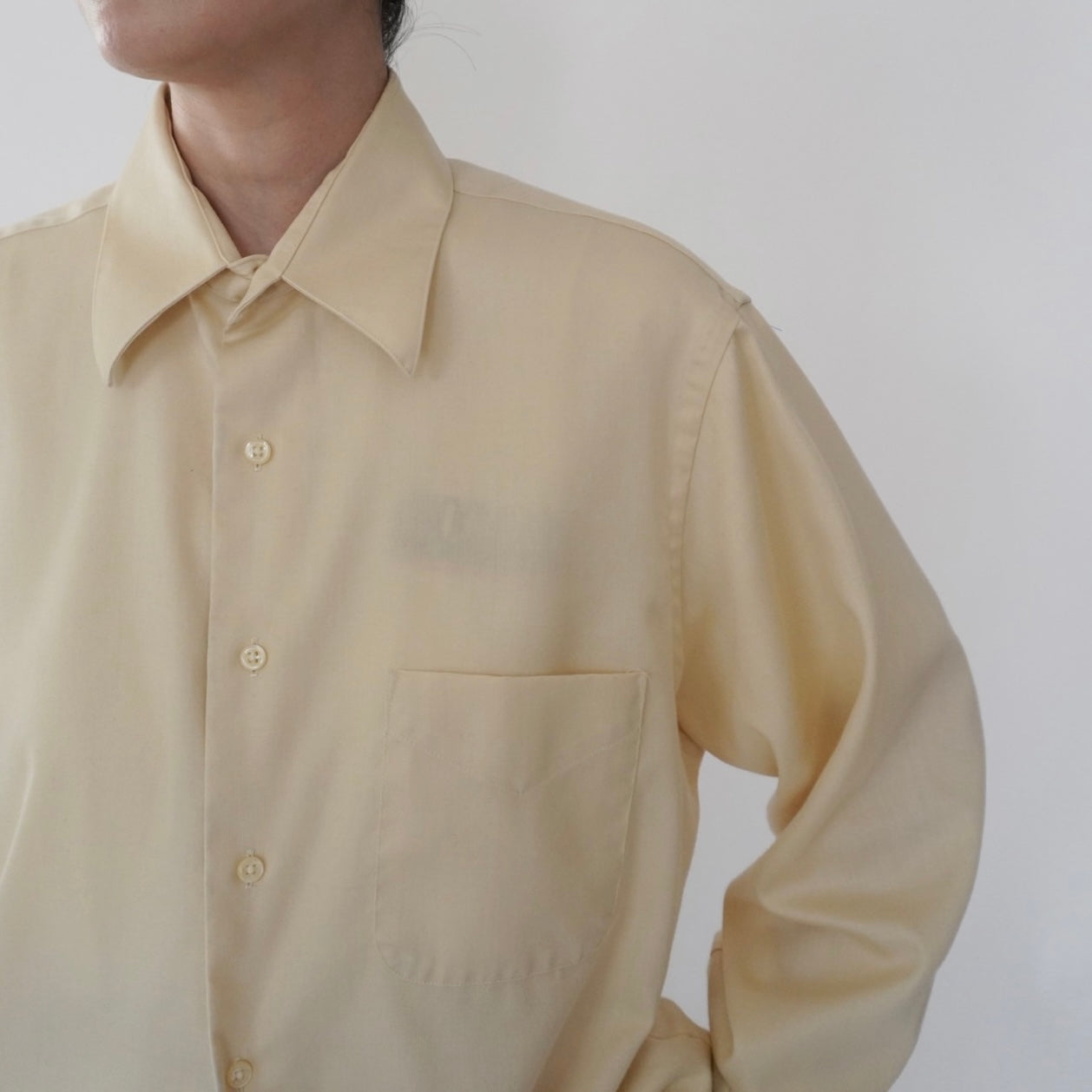 "Geoffrey Beene" Cream Shirt