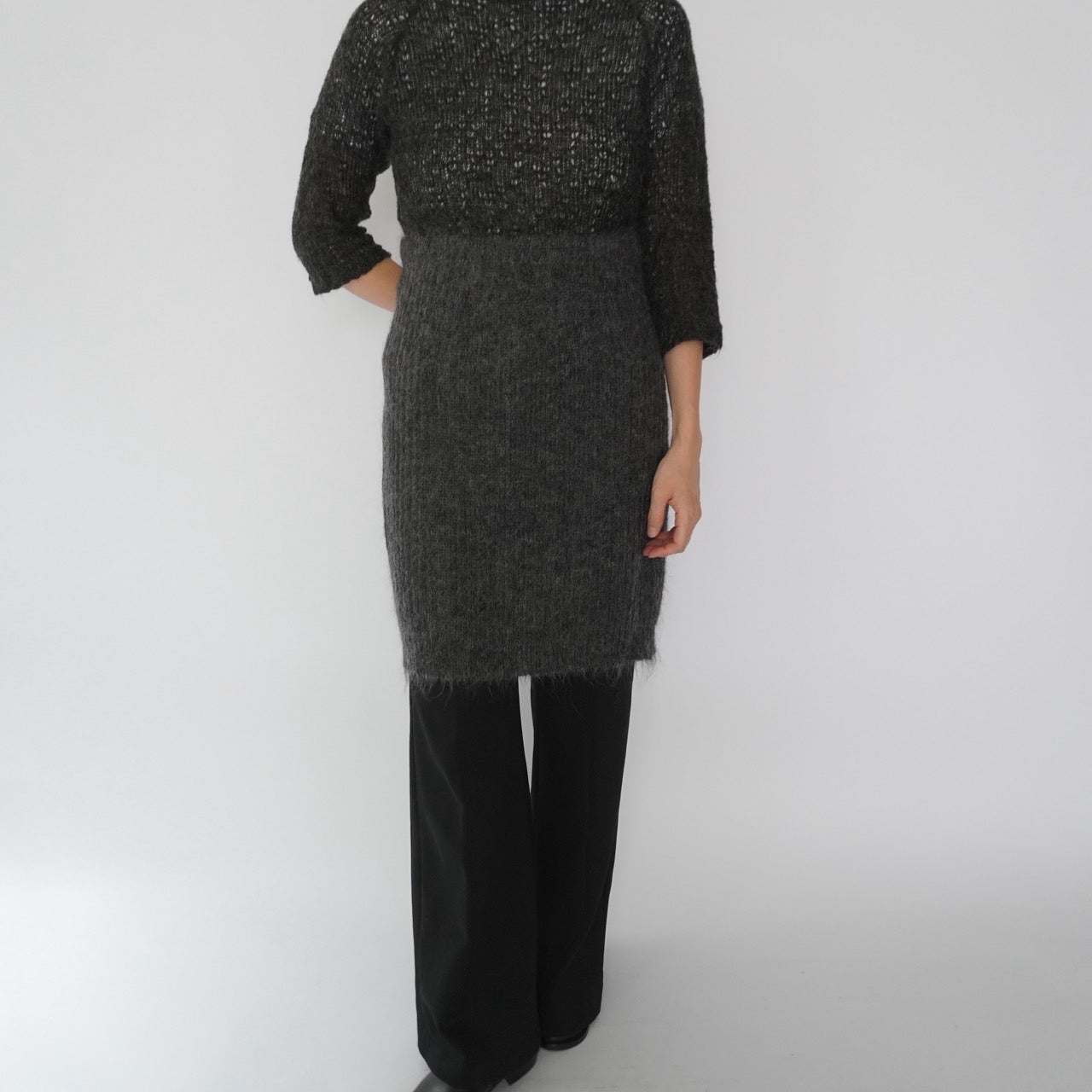 80s EURO Mohair Skirt