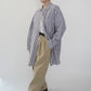 90s "GAP" Striped Long Cotton Shirt