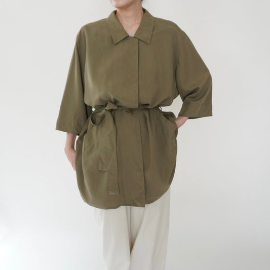 80s Silk Light Jacket Made in Italy