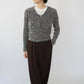 90s Zipped Knit Top