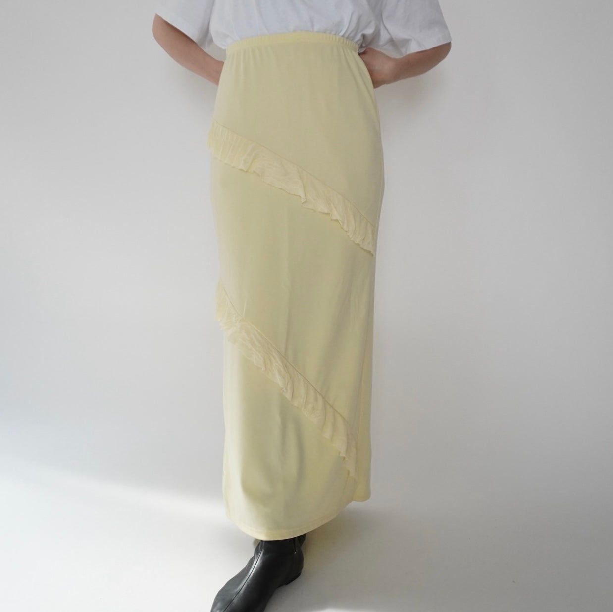 Ruffle Maxi Skirt