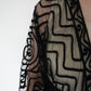 80s Cord Lace Design Robe