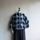 80s Pattern Knit Cardigan