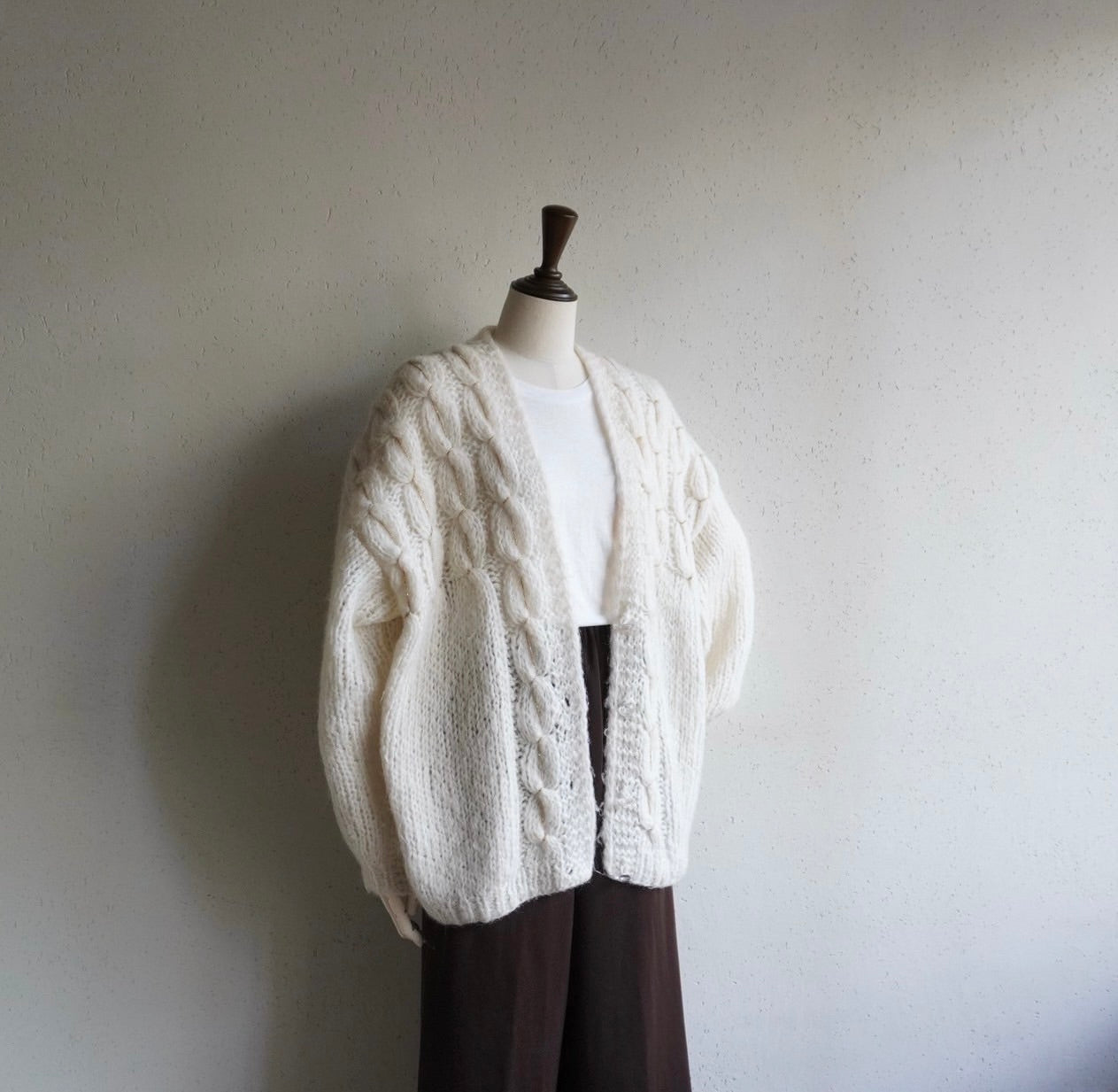 80s Design Knit Cardigan