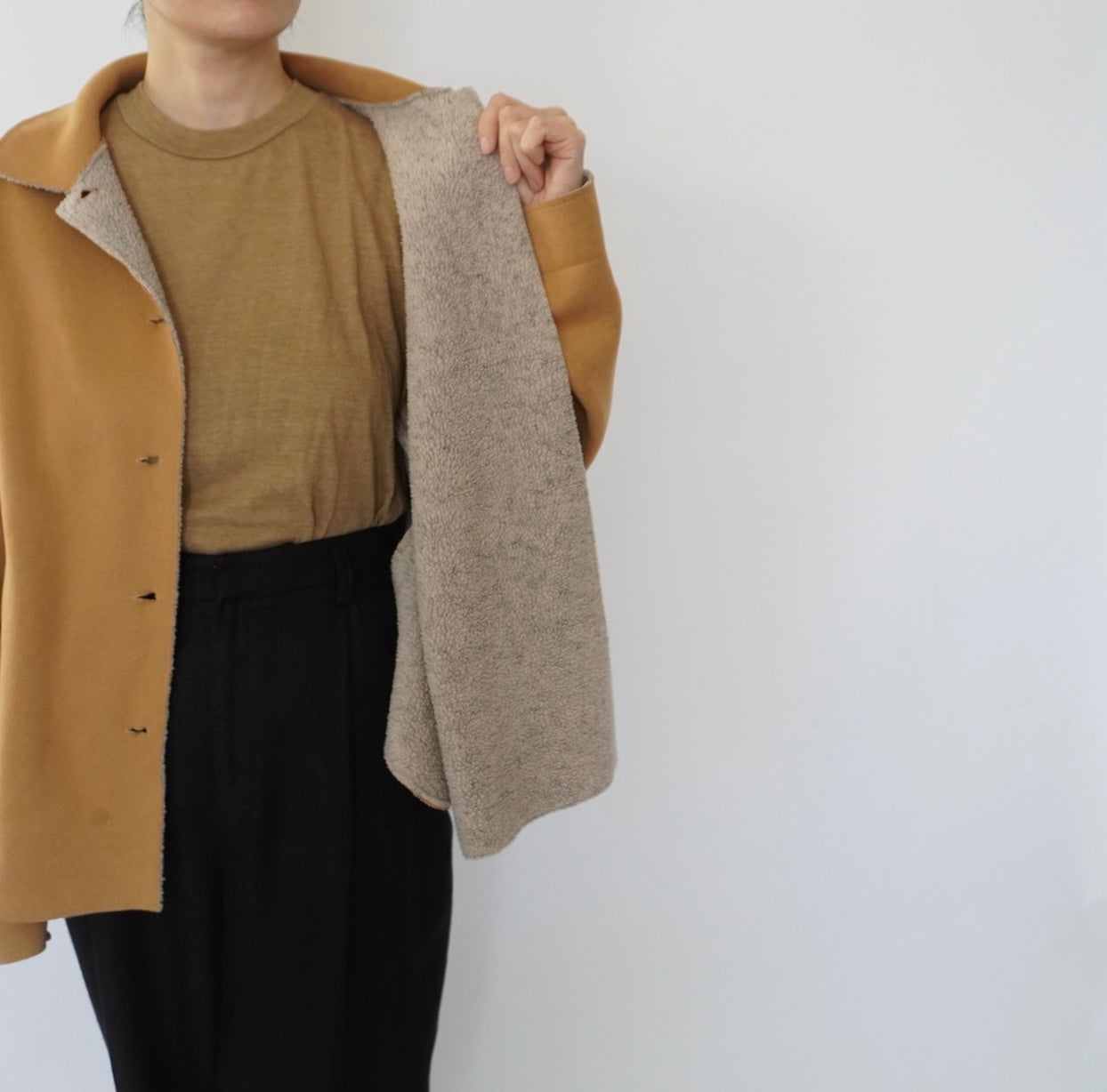 90s Faux Shearling Jacket