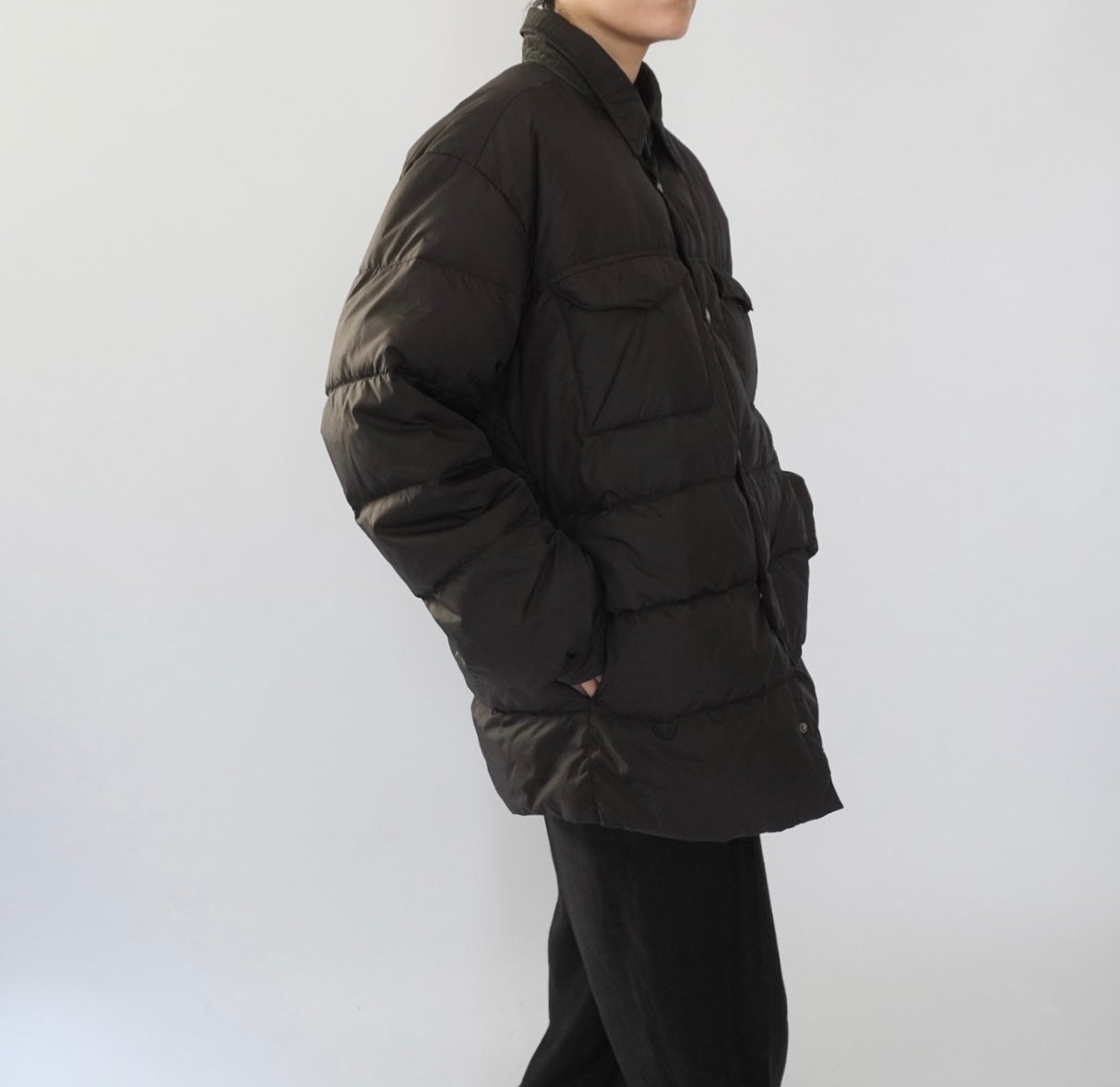 90s Black Down Jacket