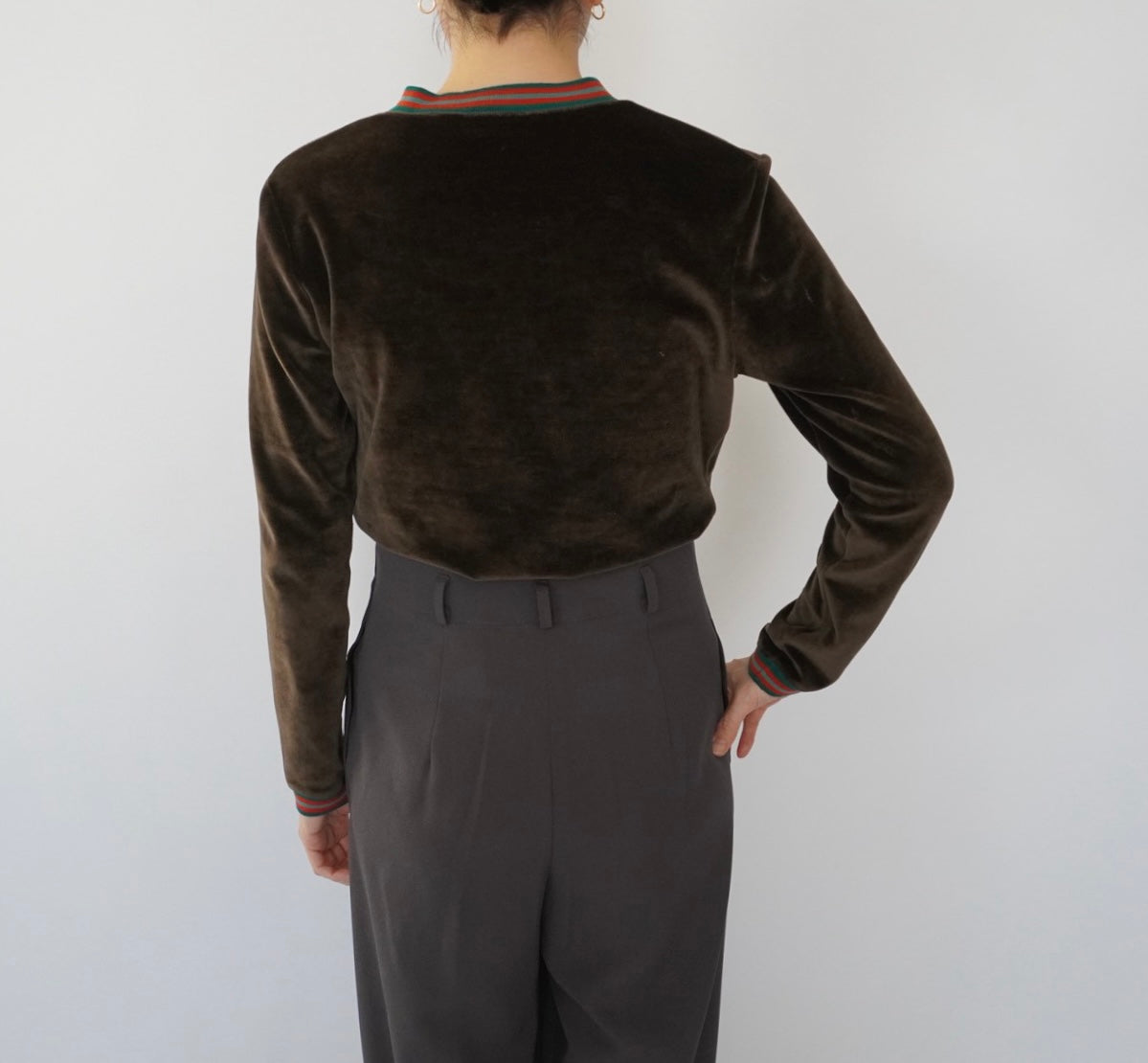 90s Velour Top