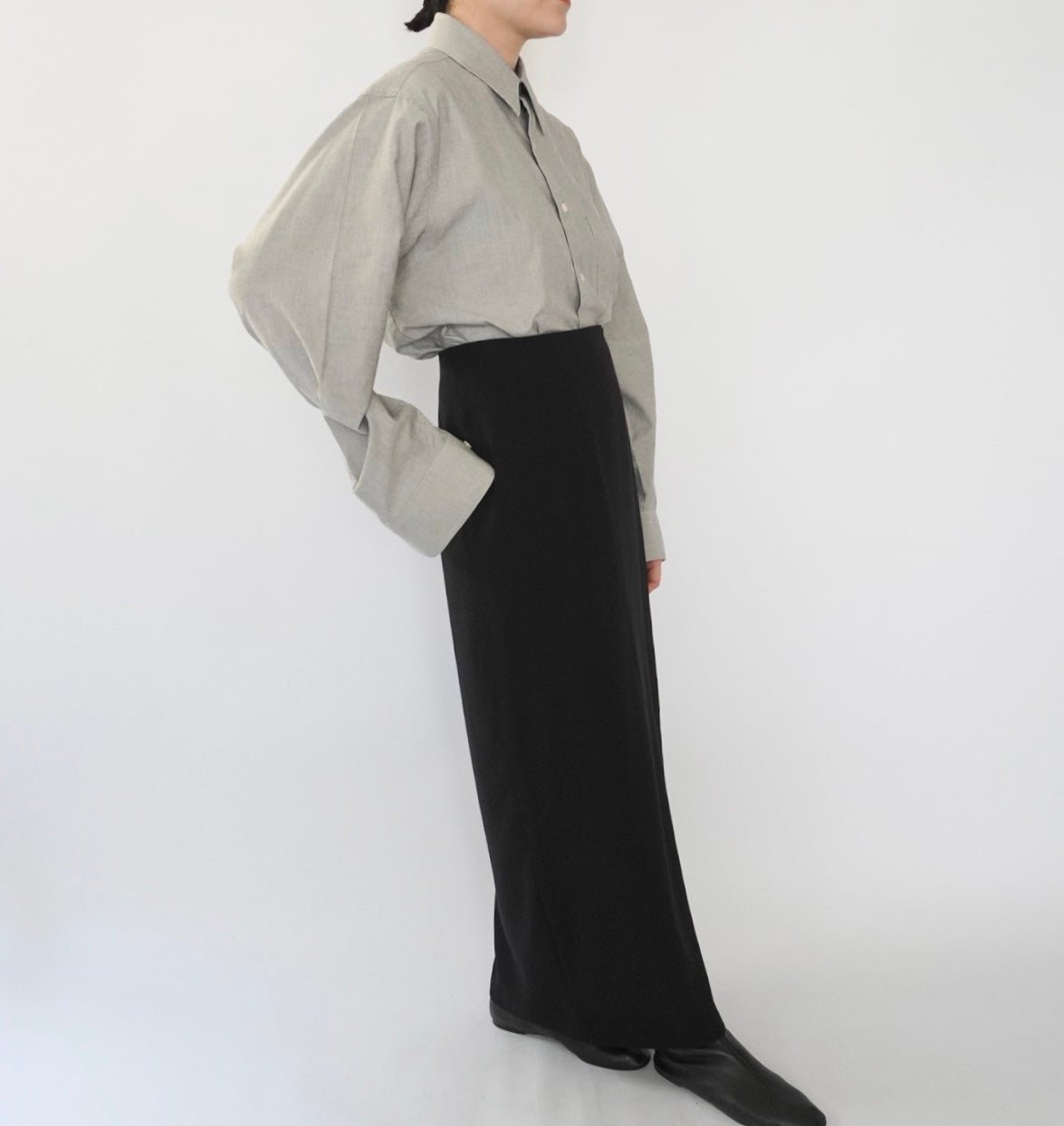 90s Wrap Maxi Skirt Made in Italy