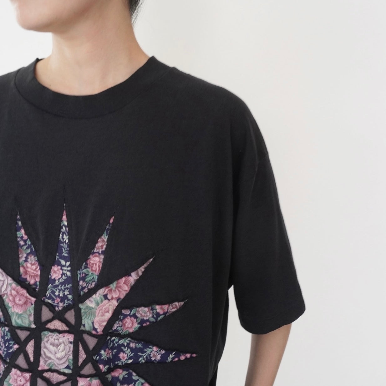 80s Patchwork Design T-shirt