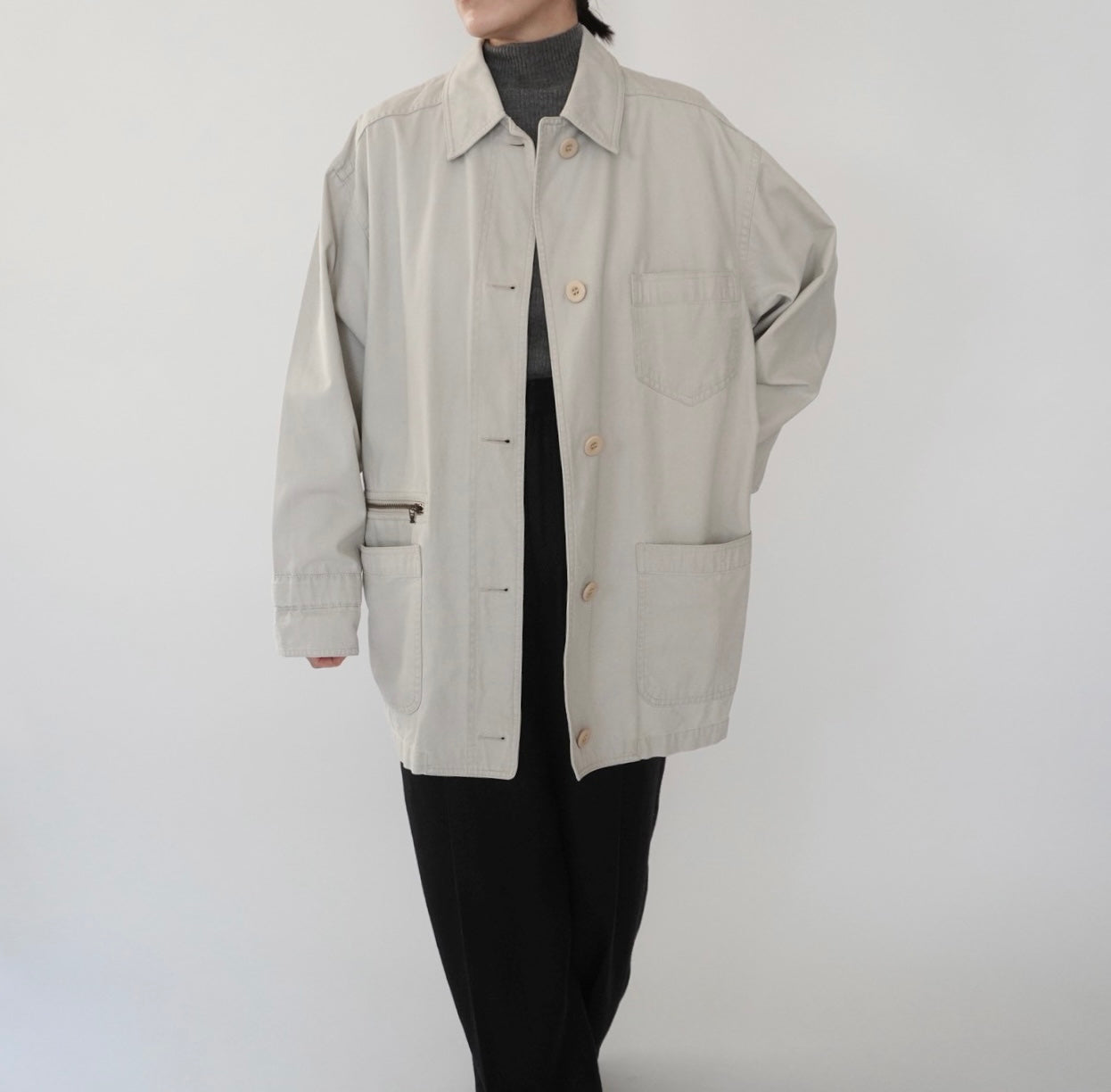 90s "EDDIE BAUER" Cotton Jacket