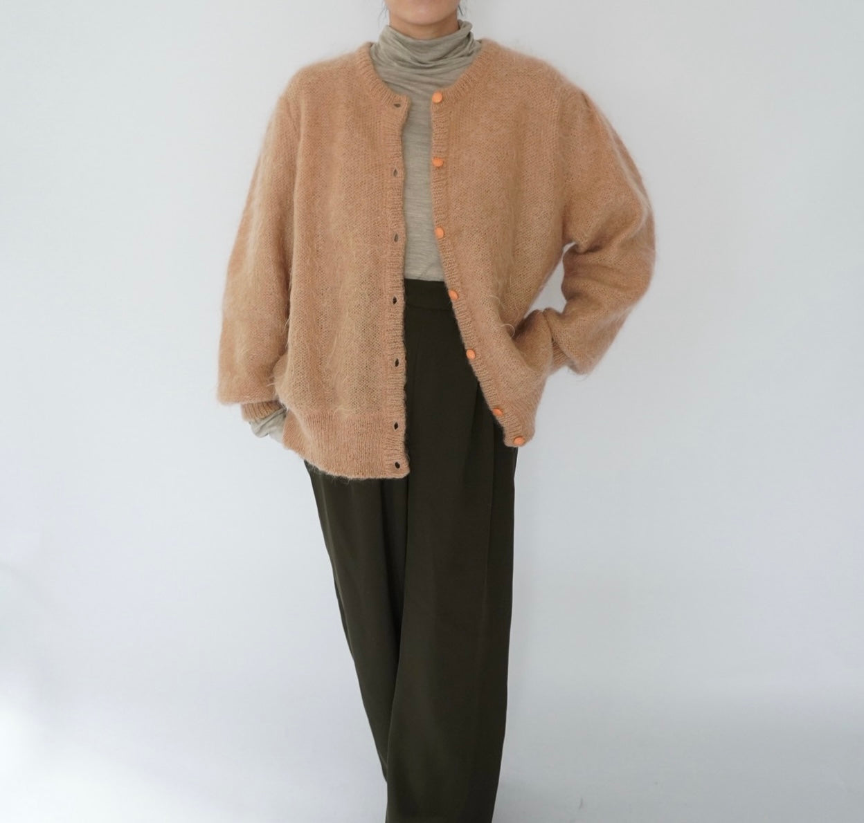 80s Mohair Knit Cardigan
