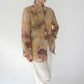 90s Printed Sheer Shirt Made in USA