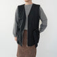 90s EURO Black Design Vest