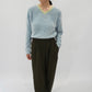 90s Light Blue Top
