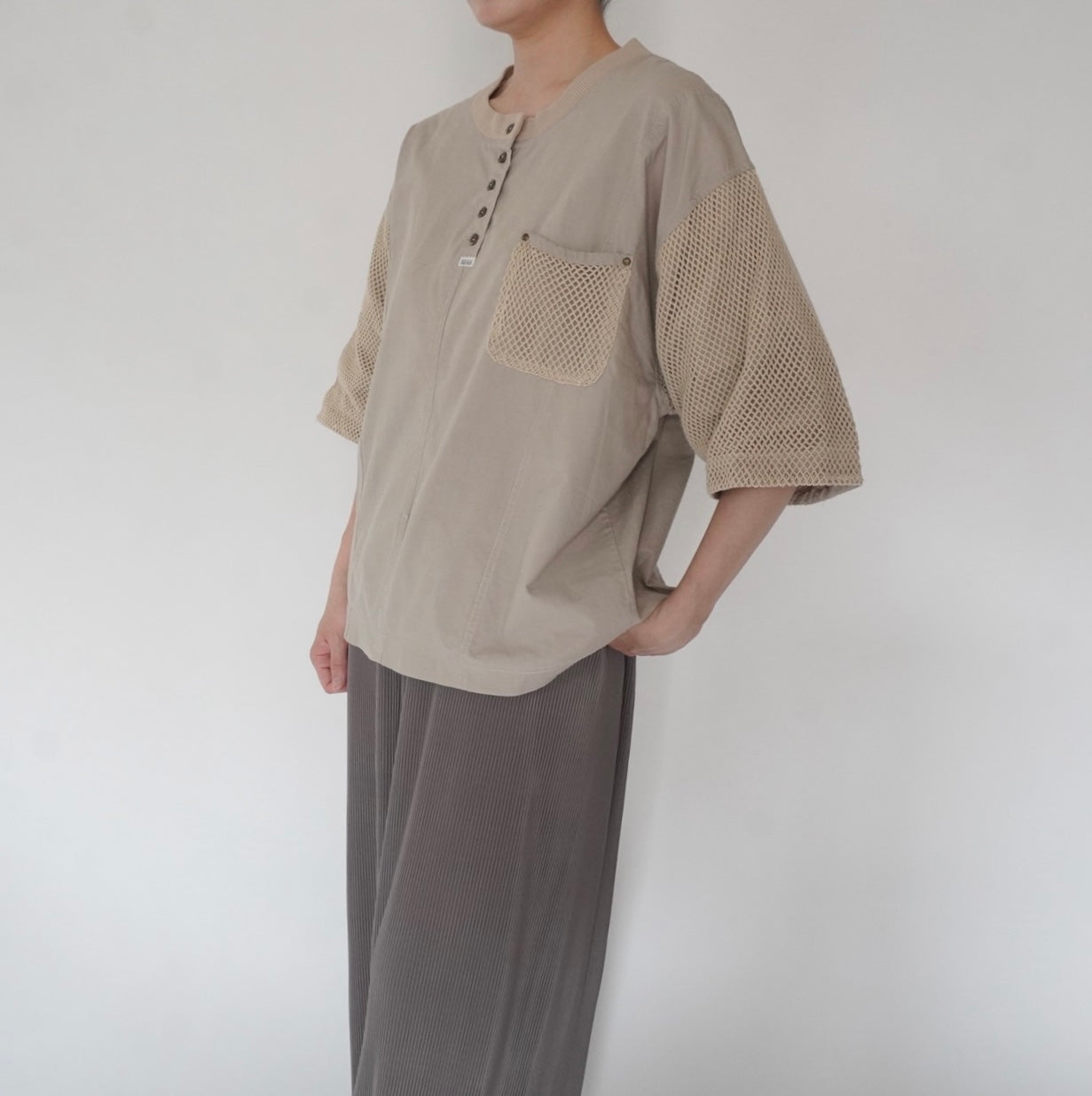 90s Mesh Design Top