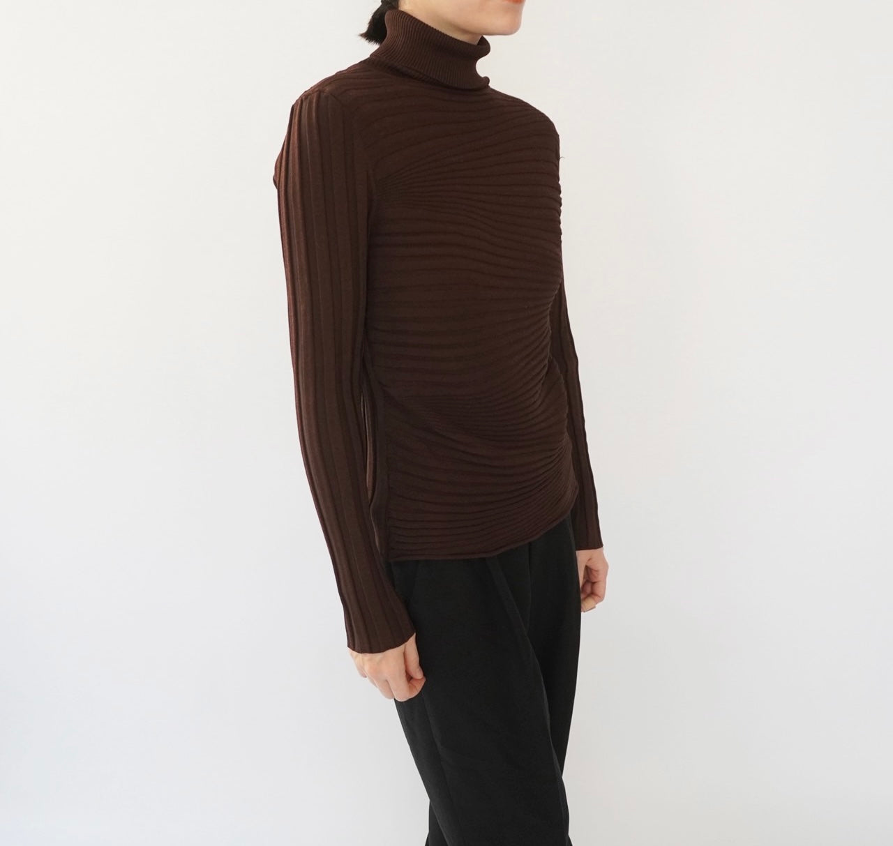 90s Wavy Ribbed Top