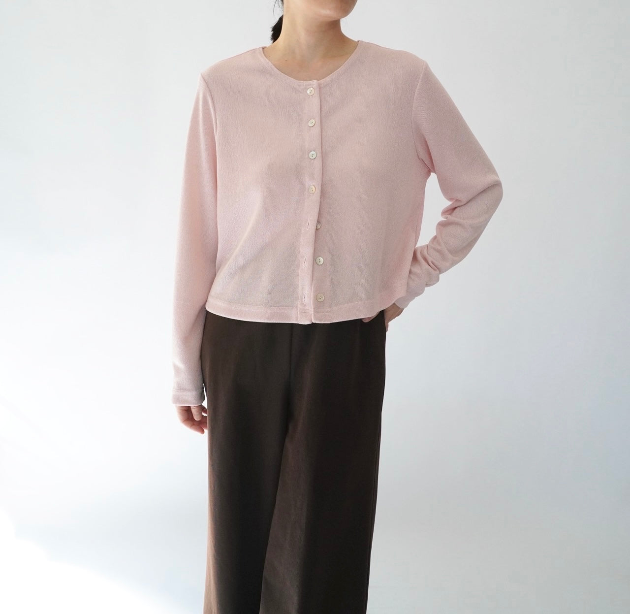 90s Light Pink Top Made in USA