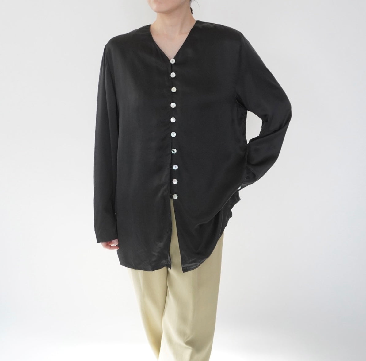 90s Silk Blouse