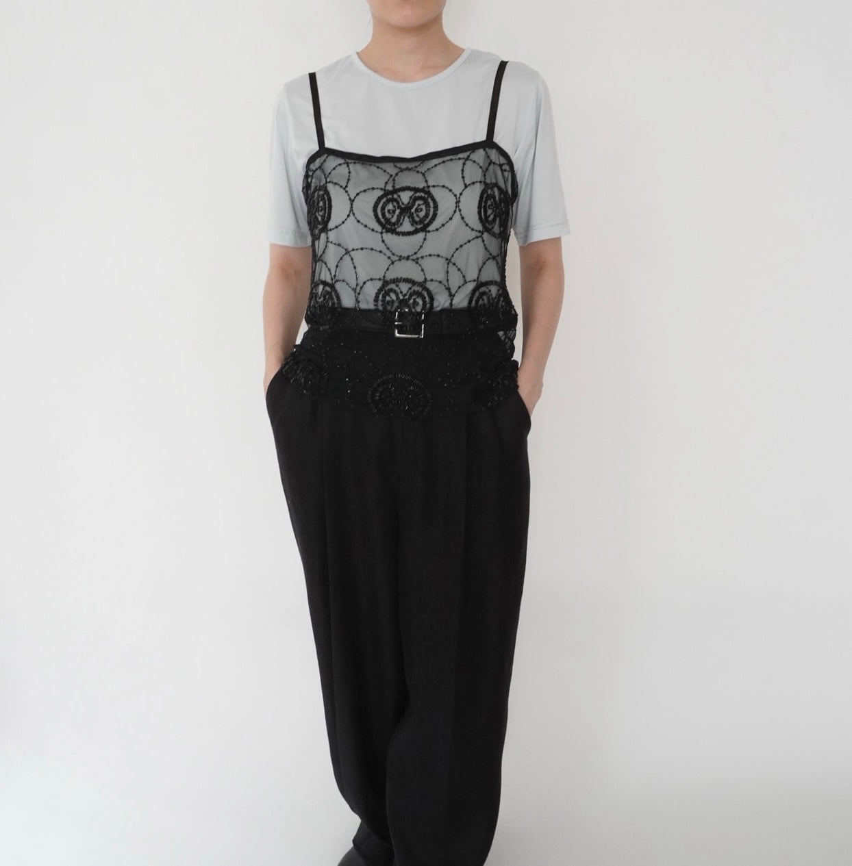 90s Beads Design Camisole Top