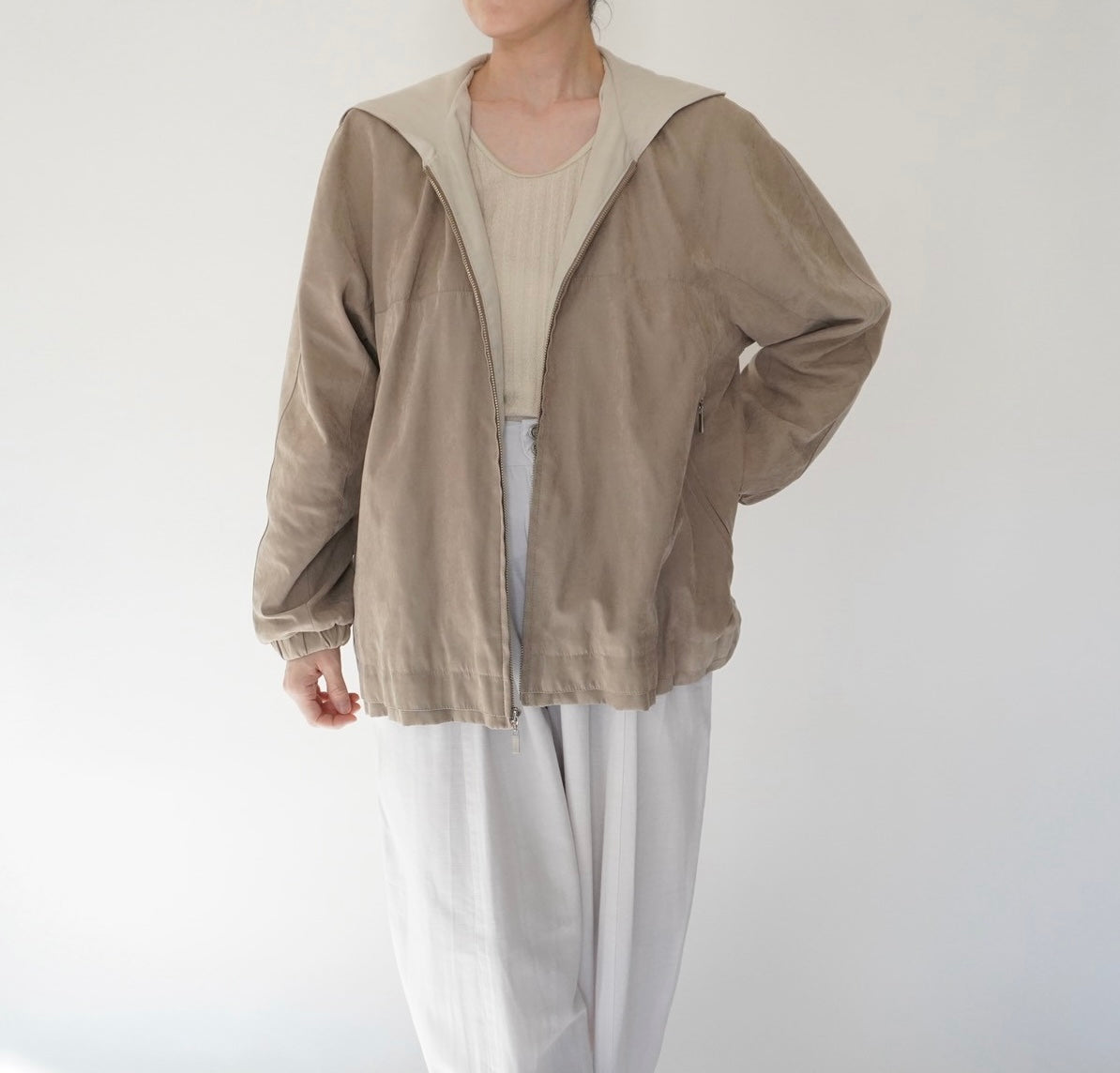 90s Hooded Light Jacket