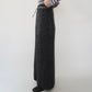 90s EURO Ribbed Knit Maxi Skirt