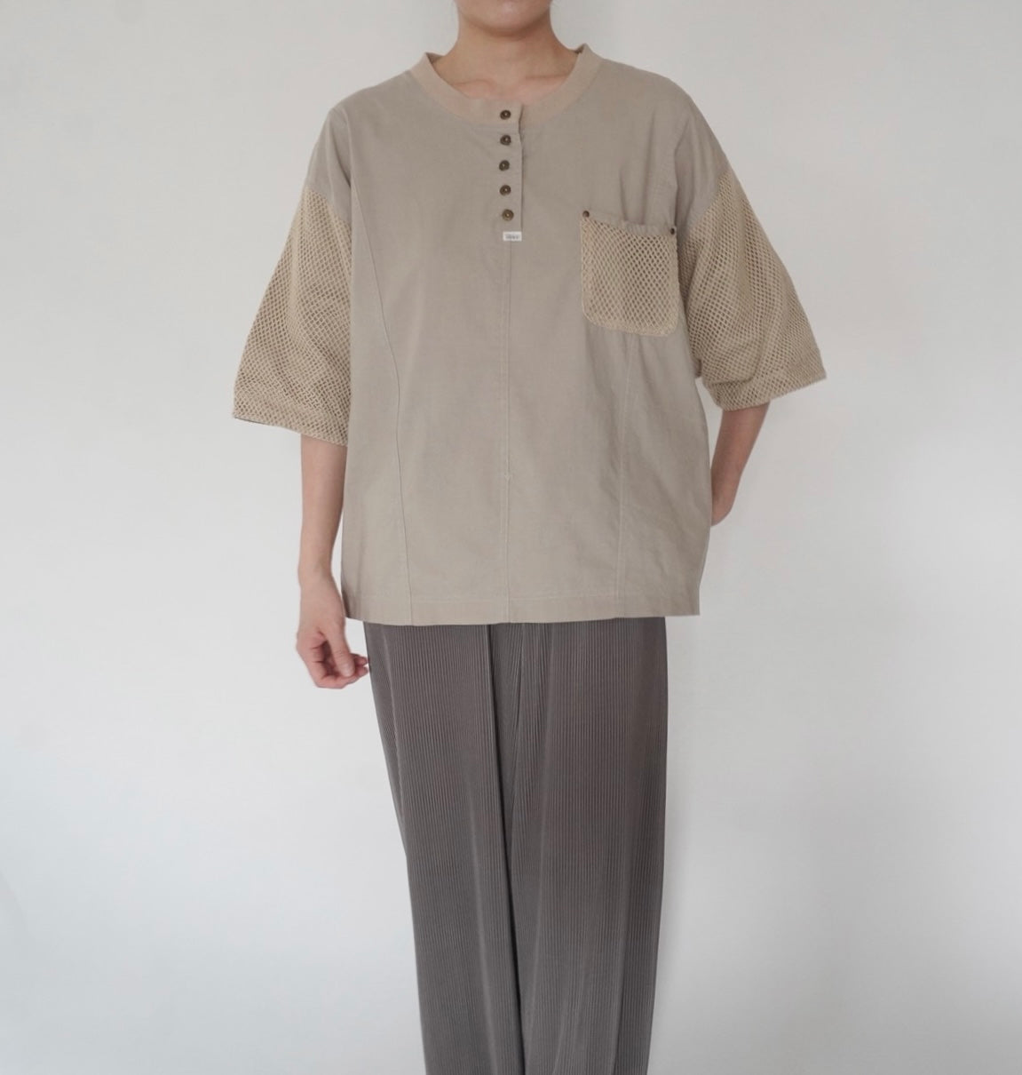 90s Mesh Design Top