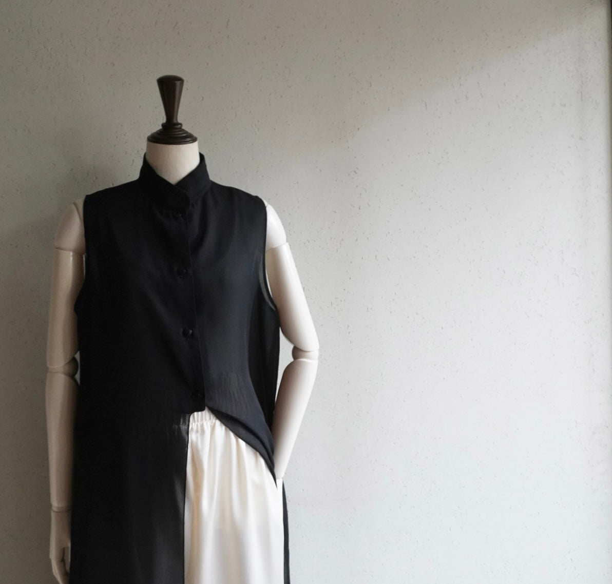 90s Sheer Dress,Long Vest Made in Italy