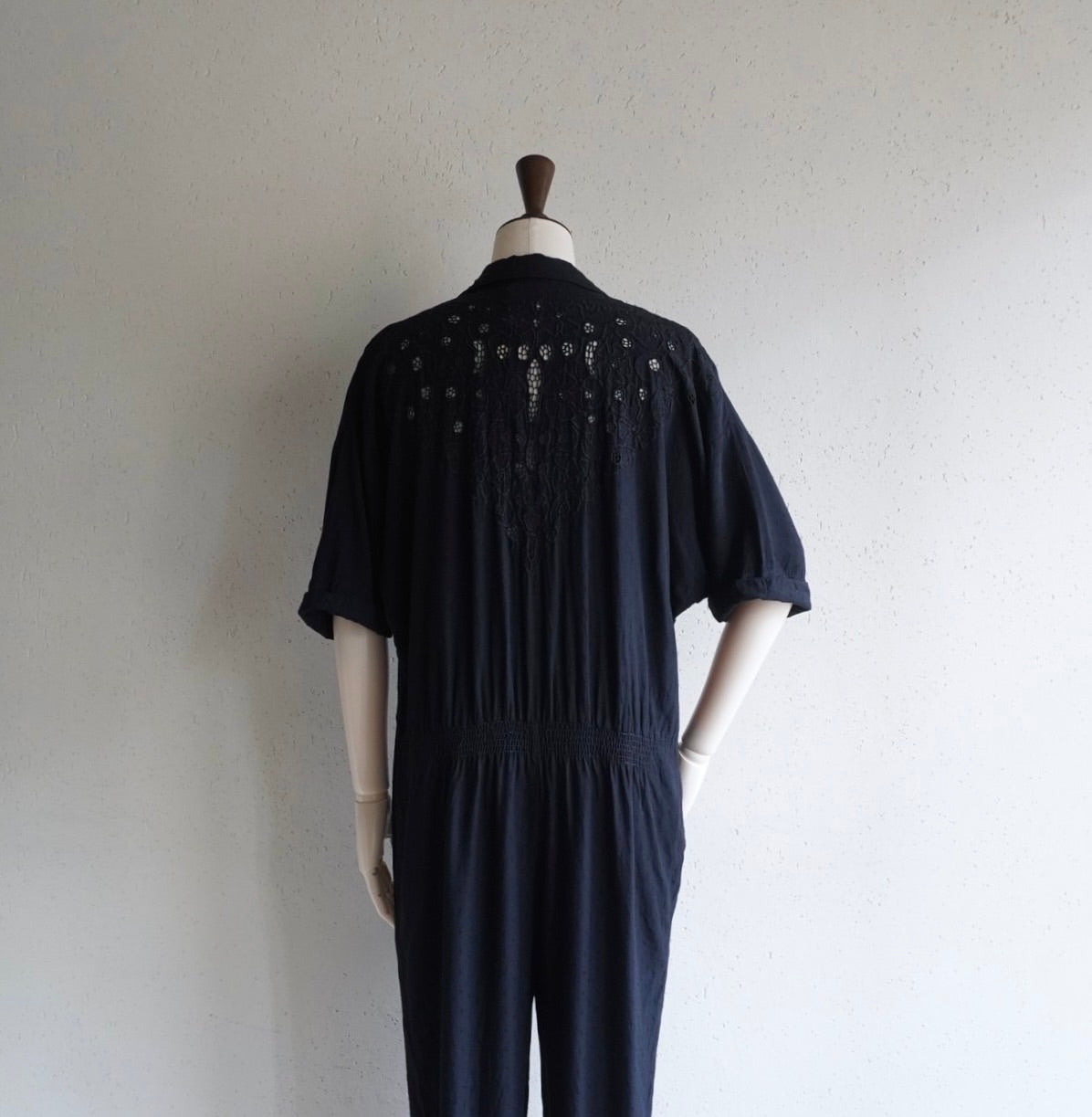 90s Lace Design Jumpsuit