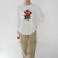 90s Printed Long T-shirt Made in USA