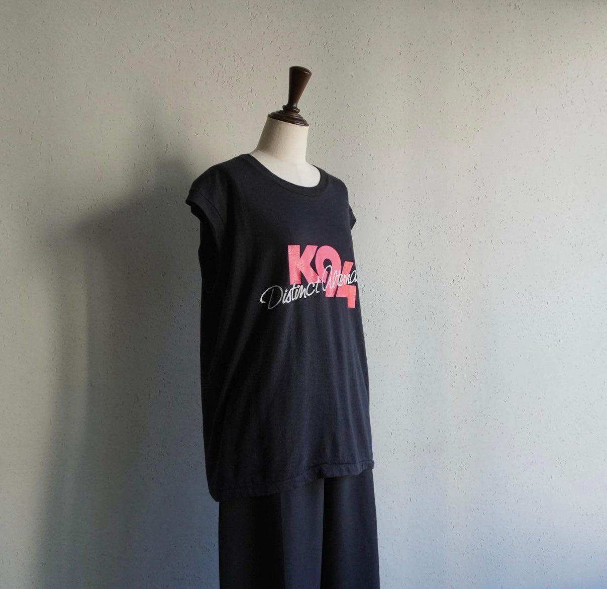80s Printed Sleeveless T-shirt Made in USA