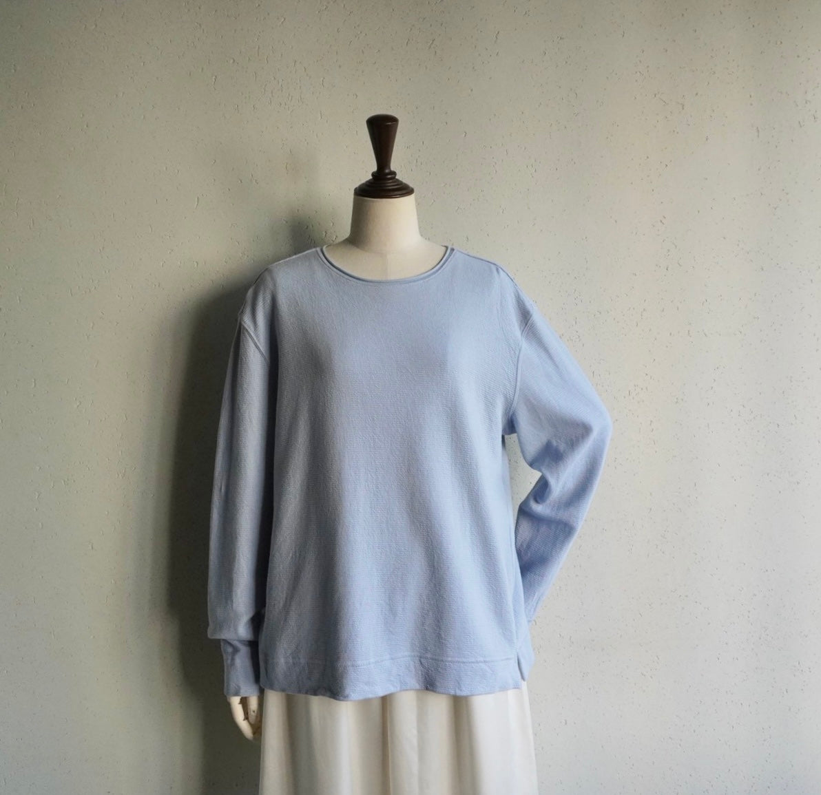 90s Light Blue Top