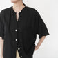 90s Black Long Blouse