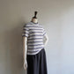 90s Striped Top Made in USA