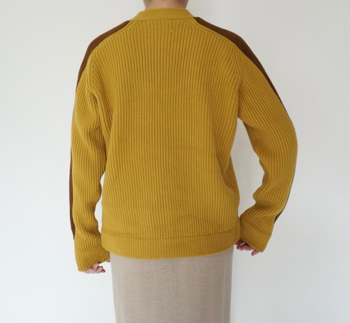 70s Line Design Knit Cardigan