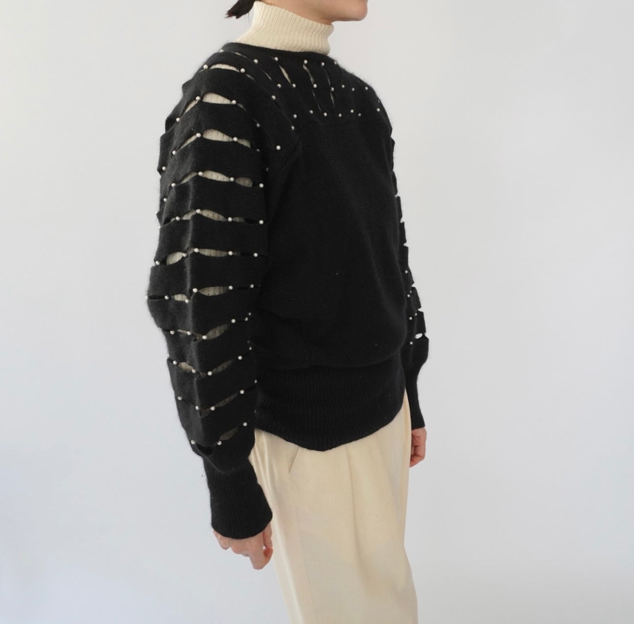 80s Design Knit Top