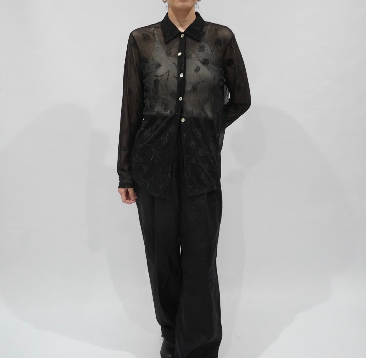 90s Sheer Design Shirt