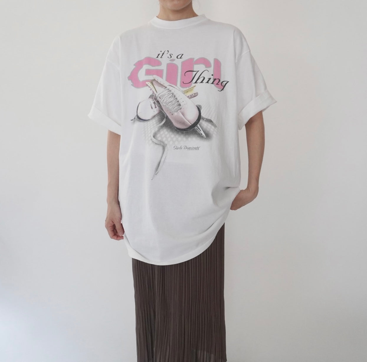 90s Printed Long T-shirt Made in Canada