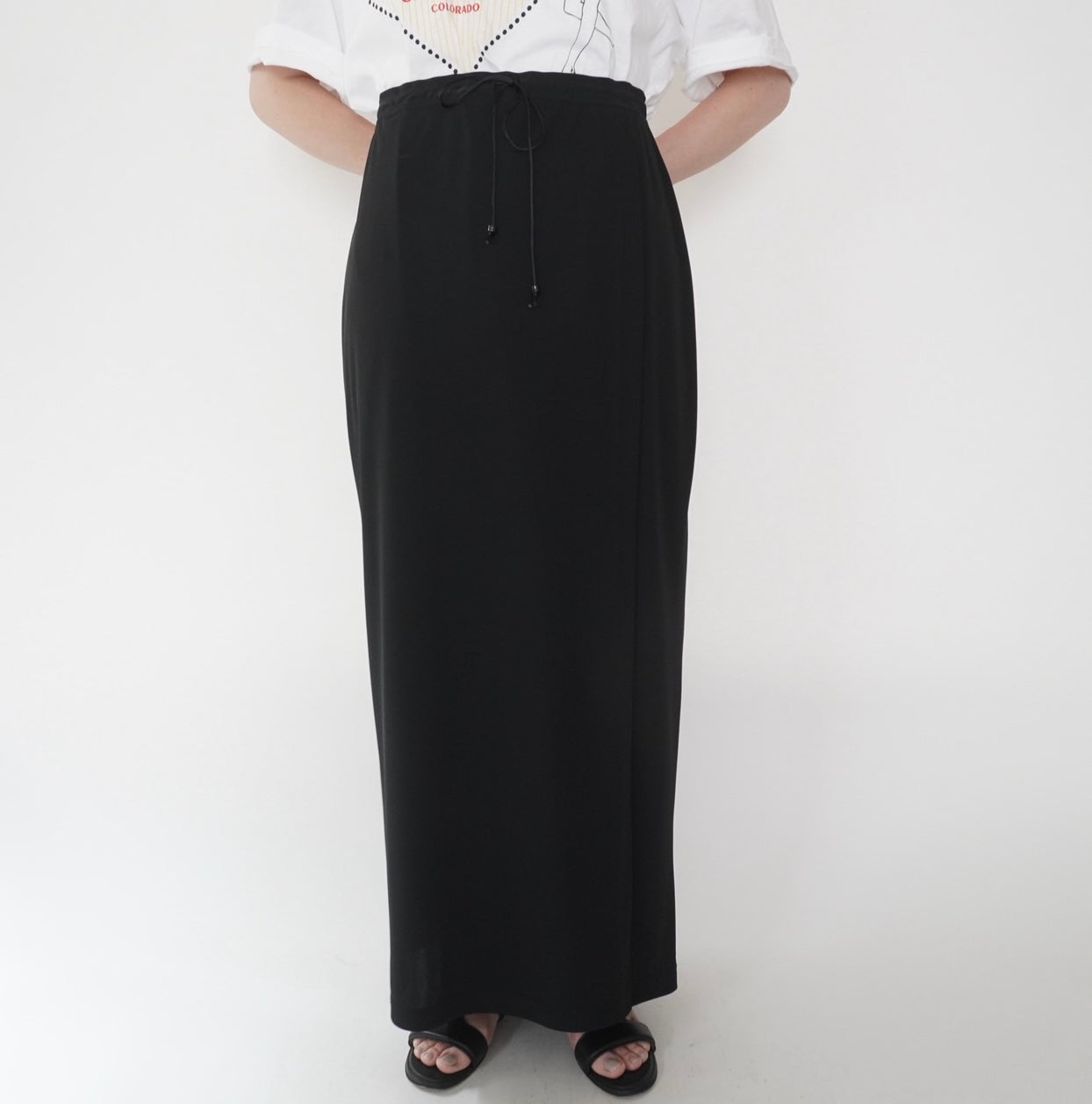 90s Wrap Design  Maxi Skirt Made in USA