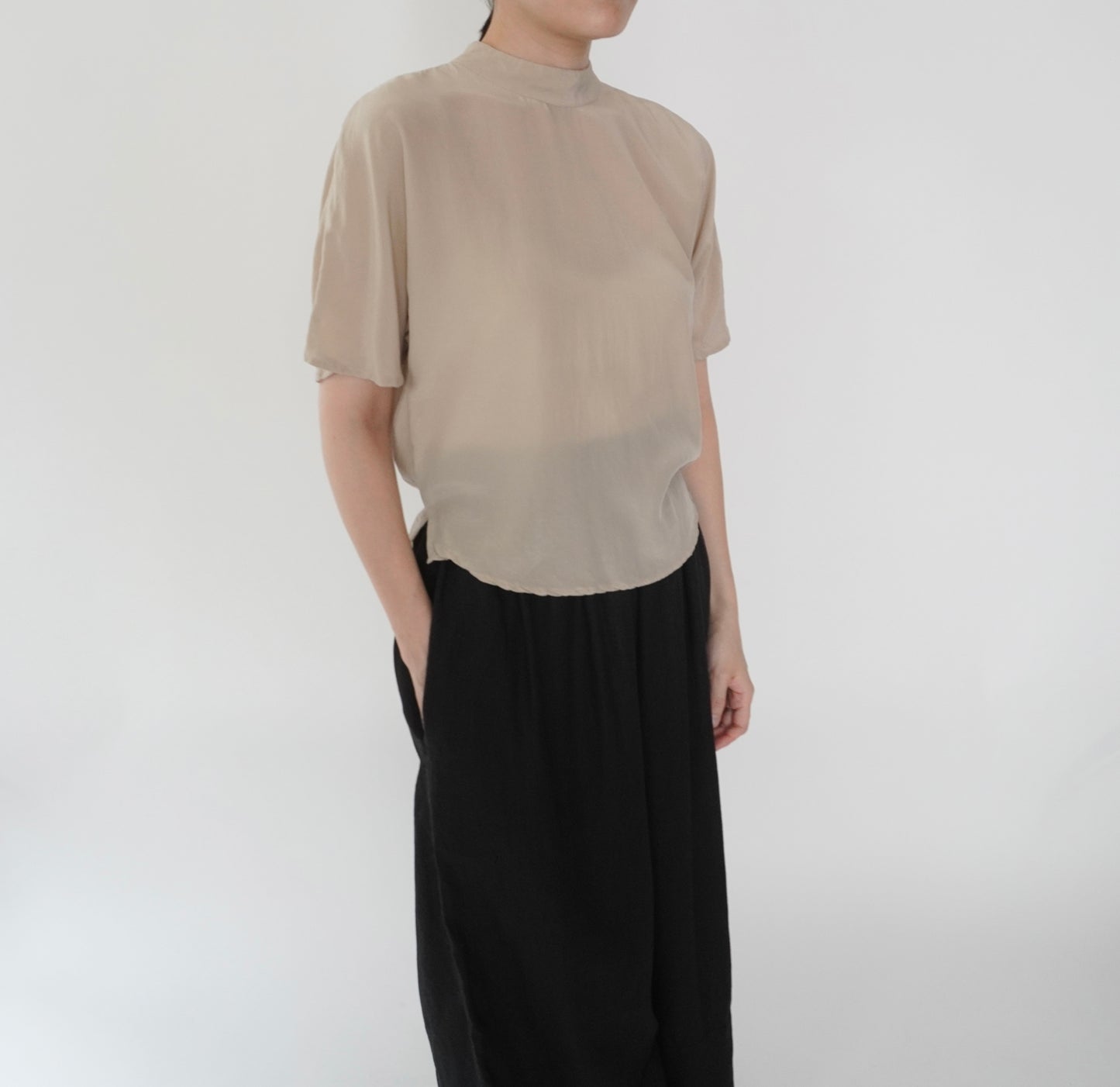 90s Silk Blouse