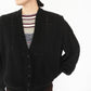 90s Balloon Sleeves Mohair Knit Cardigan Made in Italy