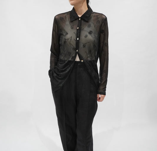 90s Sheer Design Shirt