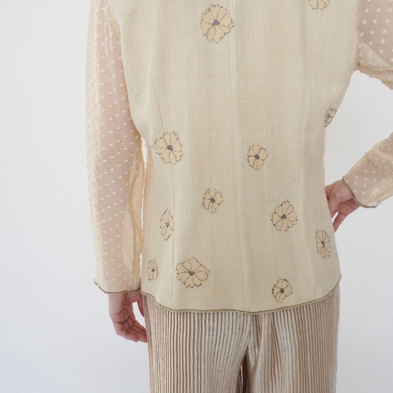 90s "Deborah Cross" Design Light Jacket