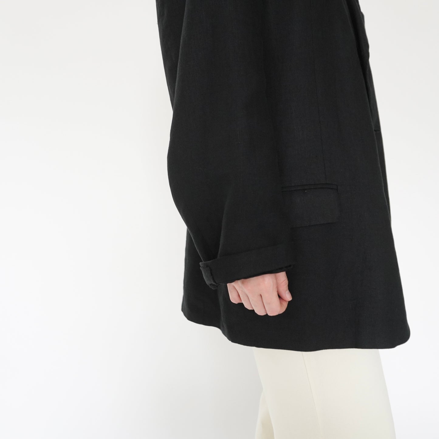 90s Linen Oversized Jacket