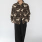 90s Horse Pattern Fleece Jacket
