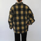 90s EURO Plaid Fleece Top